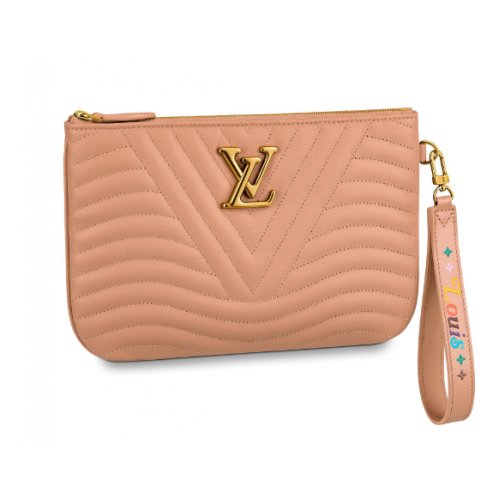 Bolso de mano Louis Vuitton NEW WAVE con cremallera M67500 Noisette
