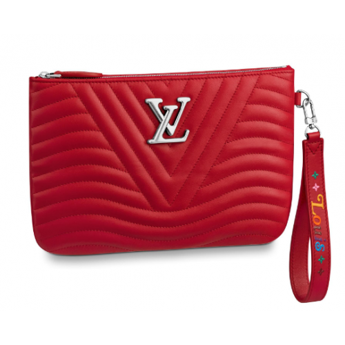 Louis Vuitton NEW WAVE Bolso de mano con cremallera M67500 rojo
