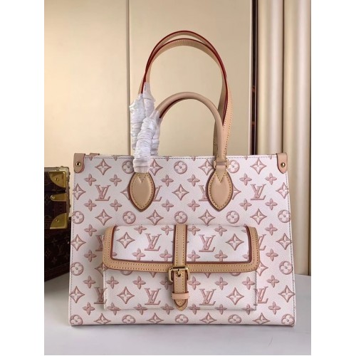 Louis Vuitton ONTHEGO MM M46154 blanco