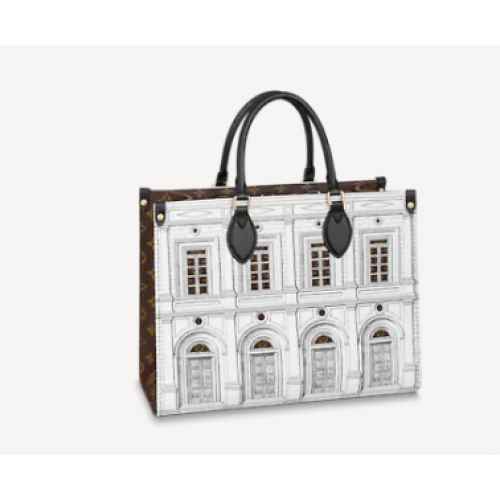 Louis Vuitton ONTHEGO MM M59264 Blanco y Negro