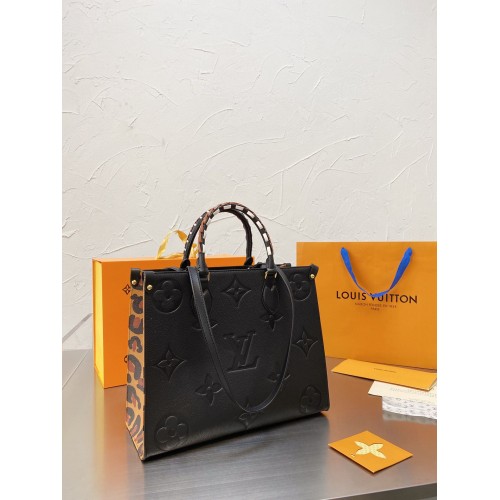 Louis Vuitton ONTHEGO Monogram MM M45889 Leopardo Negro