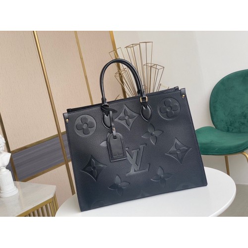 Louis Vuitton ONTHEGO Cuero Original GM M44925 Negro