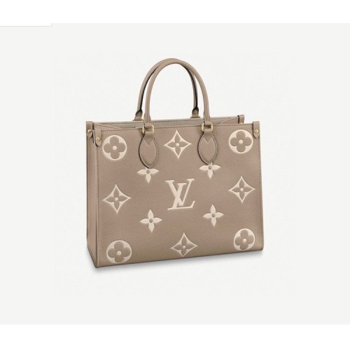 Louis Vuitton ONTHEGO Cuero Original MM M45494 Gris