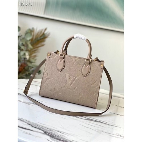 Louis Vuitton ONTHEGO PM - EXCLUSIVAMENTE ONLINE M45660 Tourterelle Beige