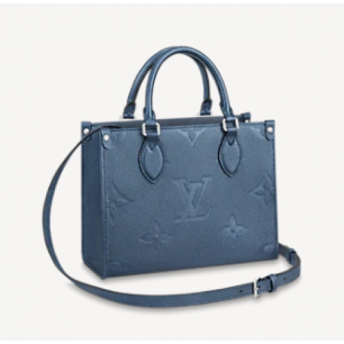Louis Vuitton ONTHEGO PM M58956 Nácar azul marino