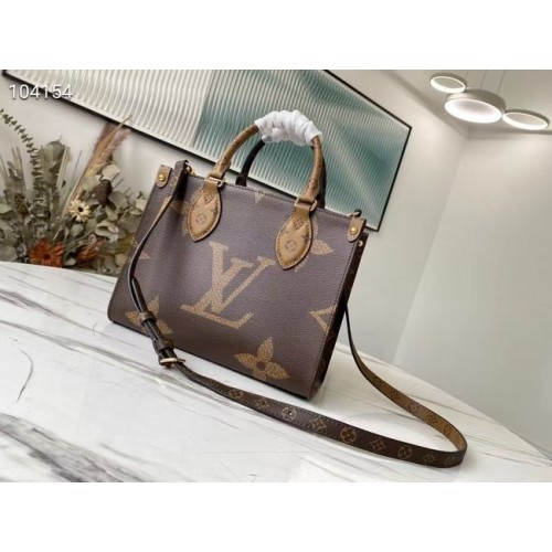 Bolso tote mediano Louis Vuitton Onthego M45039 MARRÓN