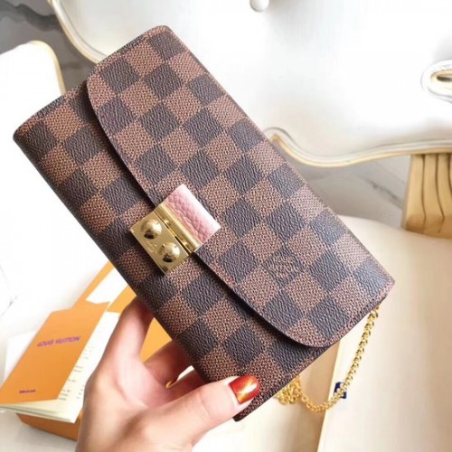 Lona Louis Vuitton Original Damier Ebene CROISETTE N61276