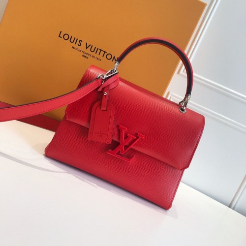 Bolso tote pequeño Louis Vuitton Original Epi Leather Grenelle M53694 Rojo