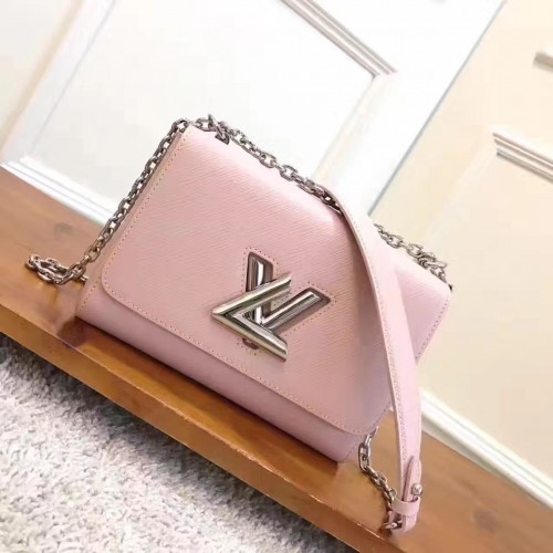 Louis Vuitton Original Epi Leather Twist MM M50380 Rosa Louis Vuitton Original Epi Leather Twist MM M50380 Rosa