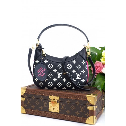 Bagatela de cuero original Louis Vuitton M46091 Negro