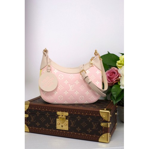 Bagatela de cuero original Louis Vuitton M46091 Rosa