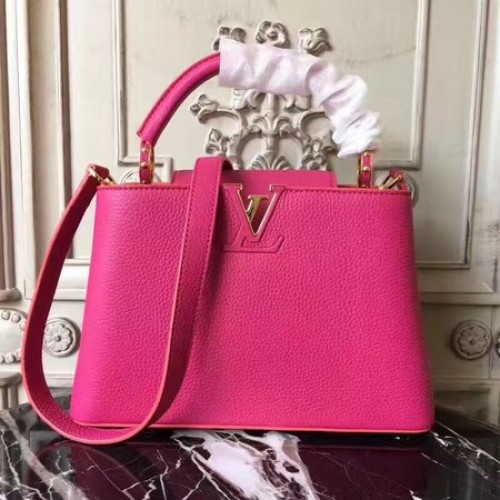 Louis Vuitton Cuero Original CAPUCINES BB M54419 Rosa