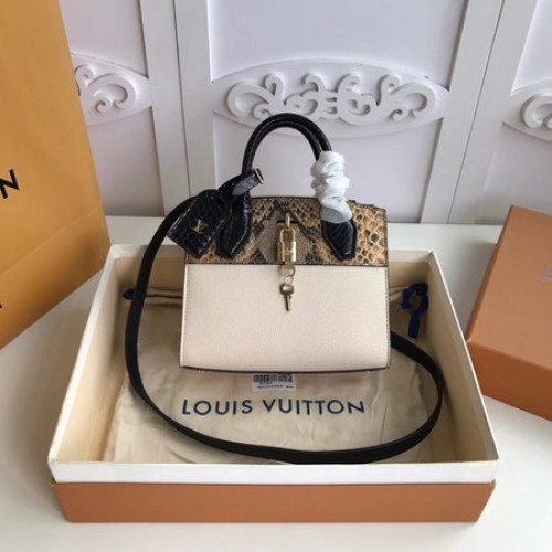 Louis Vuitton Cuero Original N95976 Blanco