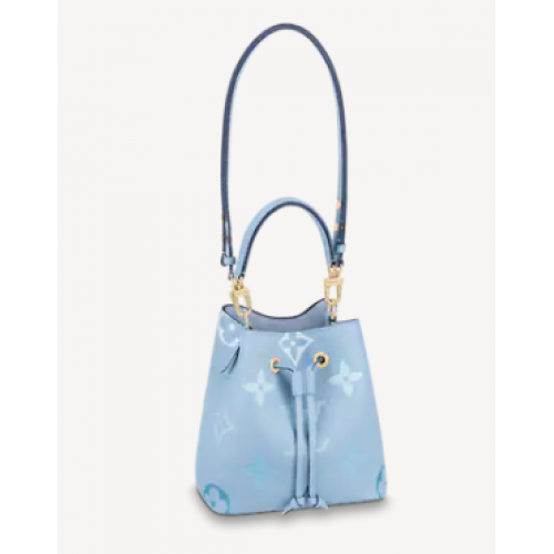 Louis Vuitton Cuero Original NEONOE BB M45709 Verano Azul