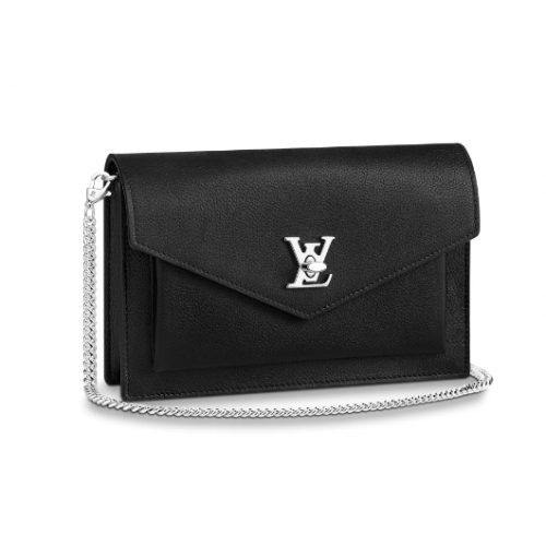 Louis Vuitton Original MYLOCKME Bolso con cadena M63471 negro