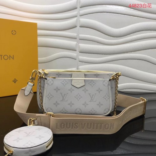 Lona Monogram original de Louis Vuitton M44823 blanco