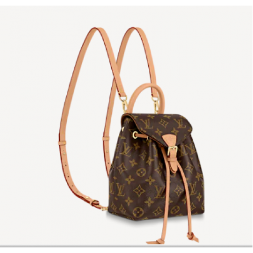 Lona Monogram Original de Louis Vuitton MONTSOURIS BB M45516 Envejecido Natural