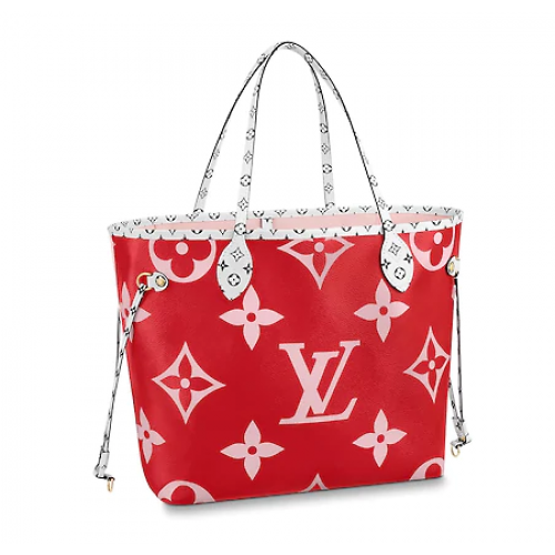 Lona Monogram Original de Louis Vuitton NEVERFULL MM M44567 Rojo
