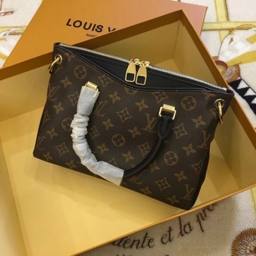 Lona Monogram Original de Louis Vuitton Pallas M42961 Negro