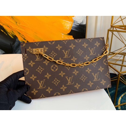 Bolso de mano Louis Vuitton Original Monogram Canvas con cremallera M44388
