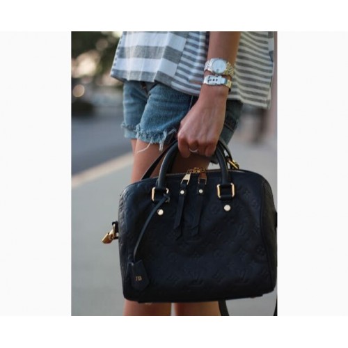 Louis Vuitton Original Monogram Empreinte SPEEDY 25 42405 negro