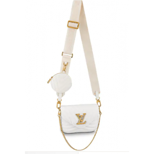 Louis Vuitton Original NEW WAVE MULTIBOLSILLO M56461 blanco