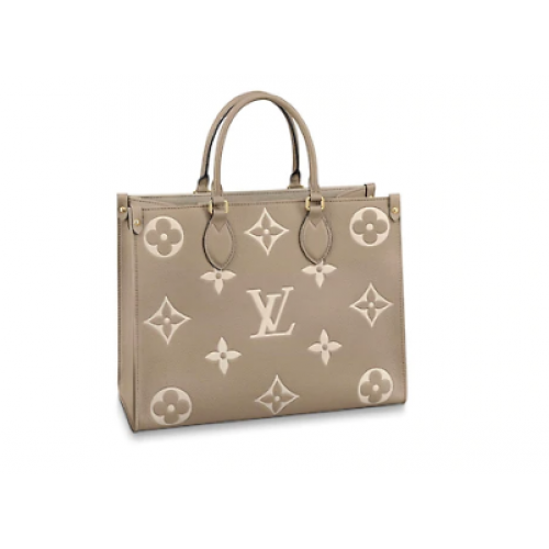 Bolso tote mediano Louis Vuitton Original Onthego M45495 gris