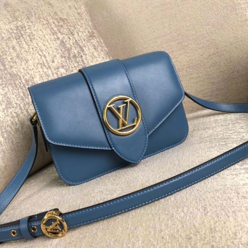 Louis Vuitton Original Cuero Liso M53950 Azul