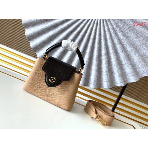 Louis Vuitton Original Taurillon cuero CAPUCINES BB M95509 Desnudo