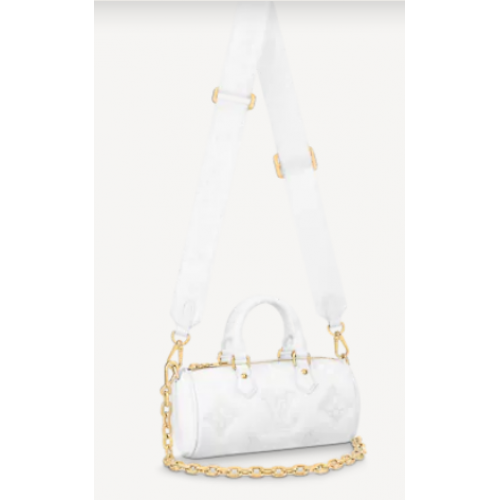 Louis Vuitton PAPILLON BB M59827 Blanco nieve