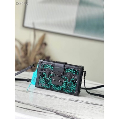 Louis Vuitton PETITE MALLE M20353 Negro y verde