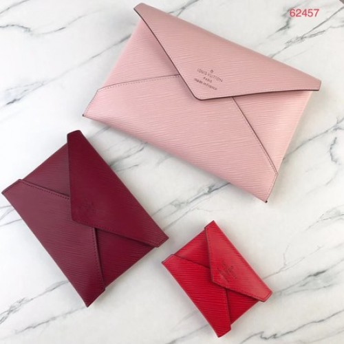 Louis Vuitton POCHETTE KIRIGAMI M64186 Rosa Rojo Rosa