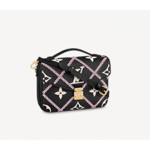 Louis Vuitton POCHETTE METIS M46028 negro
