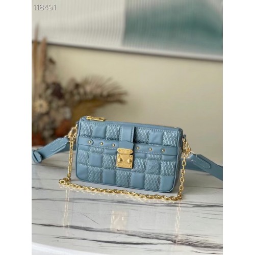 Louis Vuitton POCHETTE TROCA M59048 azul cielo