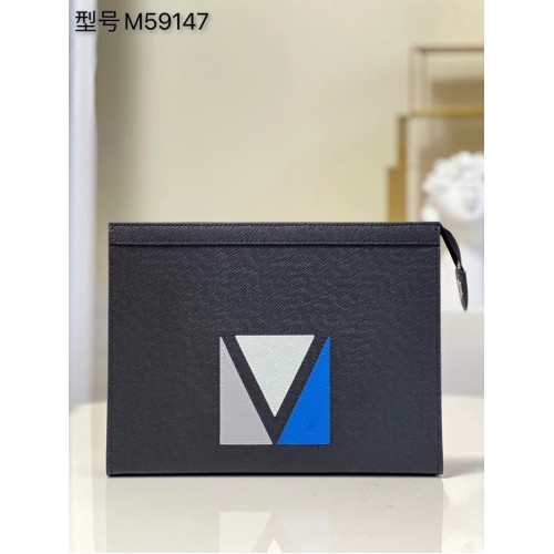 Louis Vuitton POCHETTE VOYAGE M59147 negro