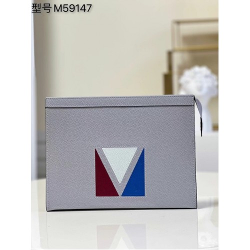 Louis Vuitton POCHETTE VOYAGE M59147 gris