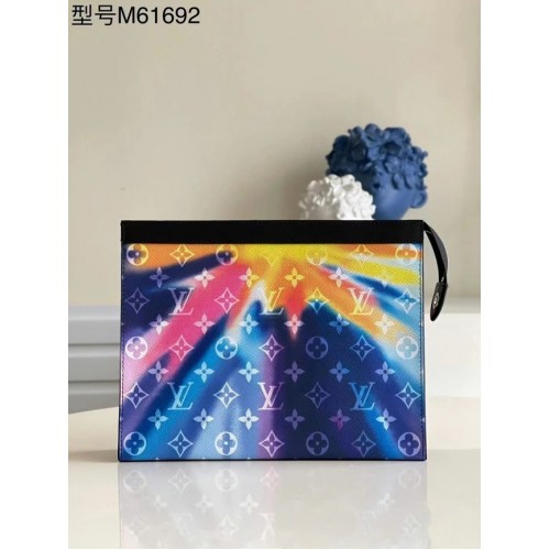 Louis Vuitton POUCH VIAJE MM M61692 azul