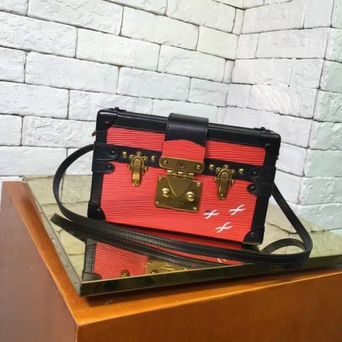Caja de viaje Louis Vuitton Petite Maiie 40273 Rojo y negro