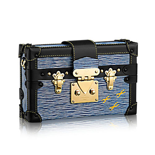 Louis Vuitton Petite Malle Epi Denim M50303 Denim Luz