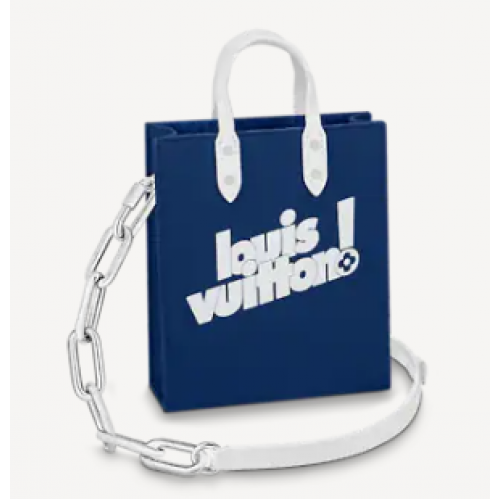 Louis Vuitton SAC PLAT XS M80841 azul