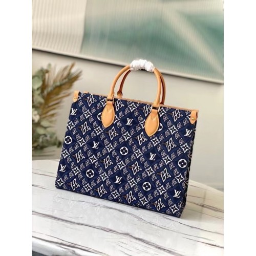 Louis Vuitton DESDE 1854 Bolso tote mediano Onthego M57396 azul