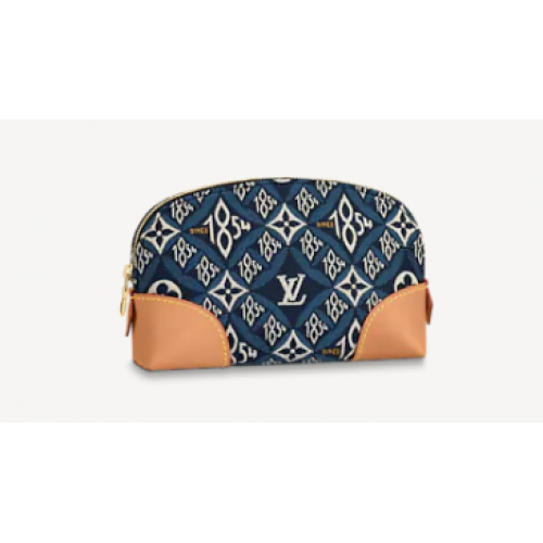 Louis Vuitton DESDE 1854 POCHETTE COSMETIQUE M80307 azul