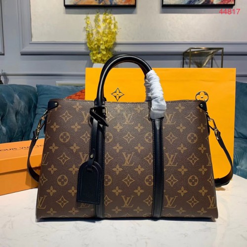 Louis Vuitton SOUFFLOT Bolso mediano M44817 negro