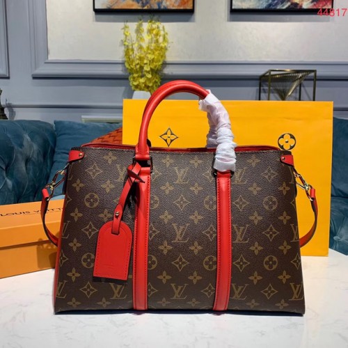 Louis Vuitton SOUFFLOT Bolso mediano M44817 rojo