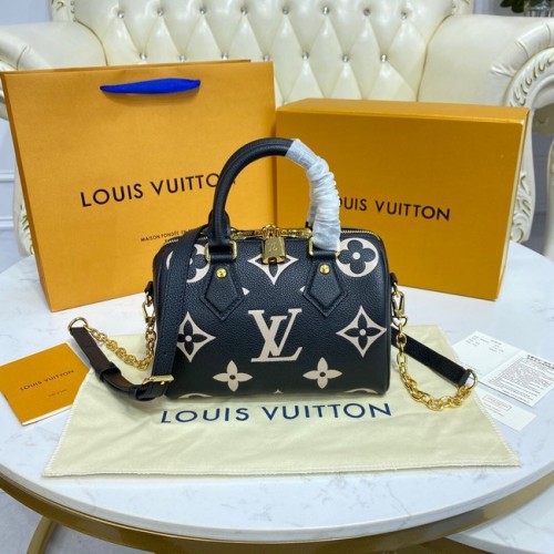 Louis Vuitton SPEEDY BANDOULIERE 20 M58953 Negro&Beige