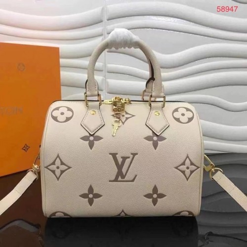 Louis Vuitton SPEEDY BANDOULIERE 25 M58947 Crema