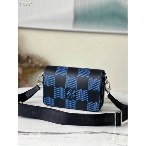 Bolso de hombro Louis Vuitton N50037 azul