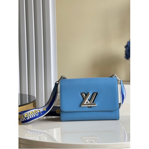 Louis Vuitton TWIST MM M57505 Azul Azul