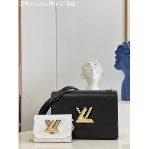 Louis Vuitton TWIST PM M59886 Negro blanco