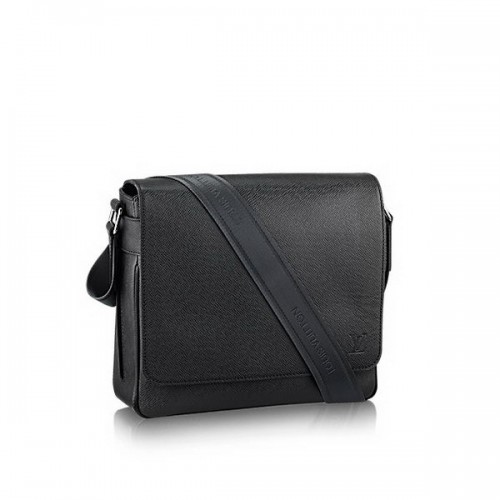 Louis Vuitton Taiga Leather Roman PM M32824 Negro